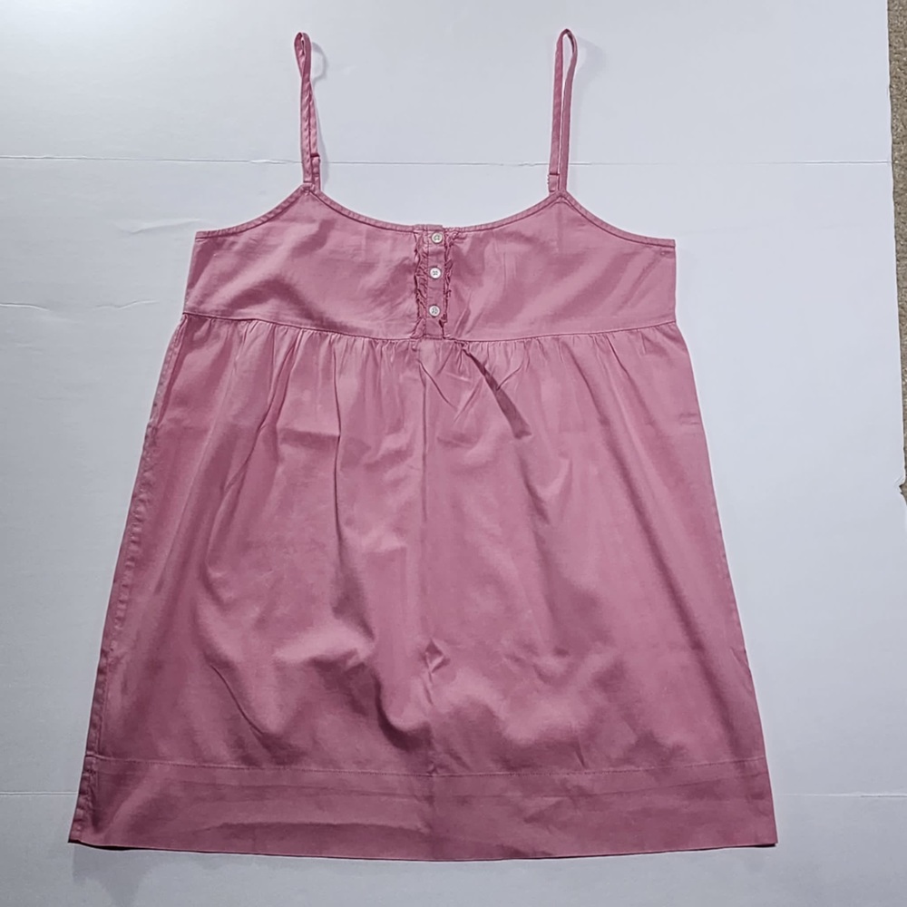 J. Crew Pink Babydoll Spaghetti Strap Top Soze- Medium